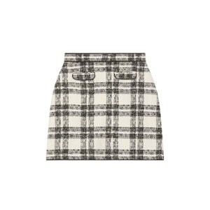 L.K. Bennett Clarisse Black And Birch Mini Skirt